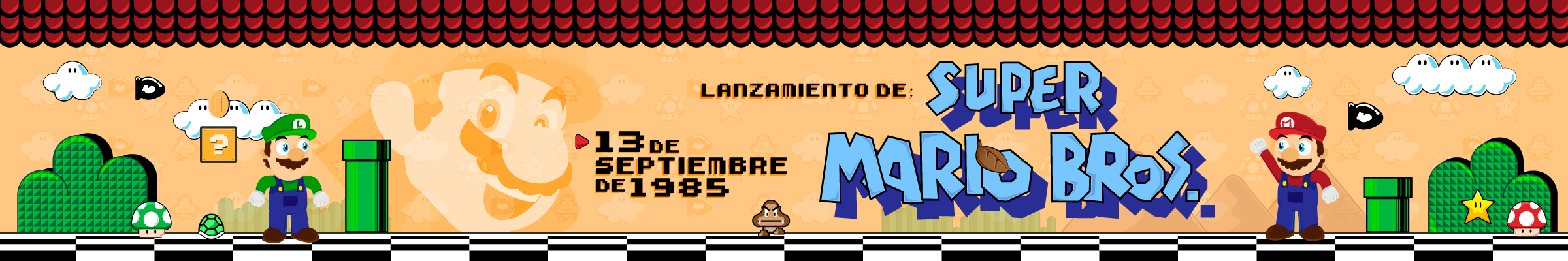 13 de septiembre de 1985 – Lanzamiento de Super Mario Bros. 13 de septiembre de 1985 – Lanzamiento de Super Mario Bros.