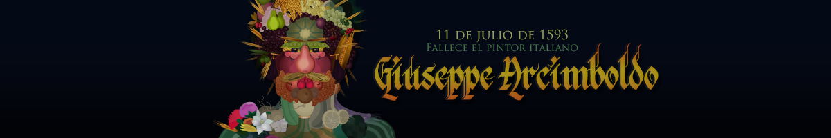 11 de julio de 1593 – Fallece Giussepe Arcimboldo, pintor italiano Ilustracion basada en Vertumus una de las obras de Arcimboldo. Lo invitamos a leer el articulo conmemorativo.