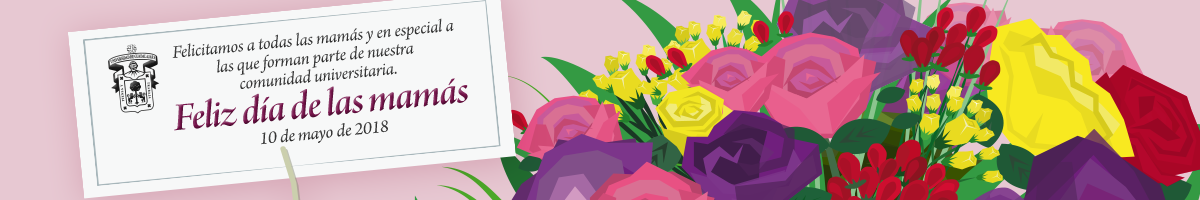 10 de mayo - Día de la madre en México ¡Felicidades a todas las mamás en su día! Un arreglo floral con una felicitación a todas las mamás en su día