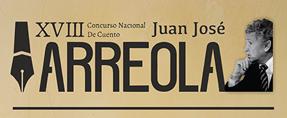 Cartel informativo sobre el XVIII Concurso Nacional de Cuento Juan José Arreola