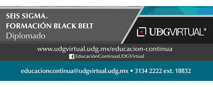 Cartel informativo sobre el Diplomado: Seis sigma, fecha de Inicio: 7 de septiembre