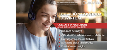 Cursos y diplomados: Administración y calidad