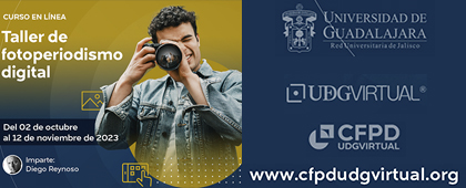 Cartel de Taller de fotoperiodismo digital