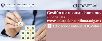 Cartel de Curso en línea: Gestión de recursos humanos