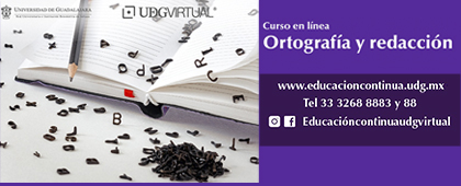 Cartel de Curso en línea: Ortografía y redacción