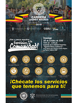 Cartel informativo sobre las Brigadas Universitarias CUCosta 2018, 28 de octubre, 9:00 h.