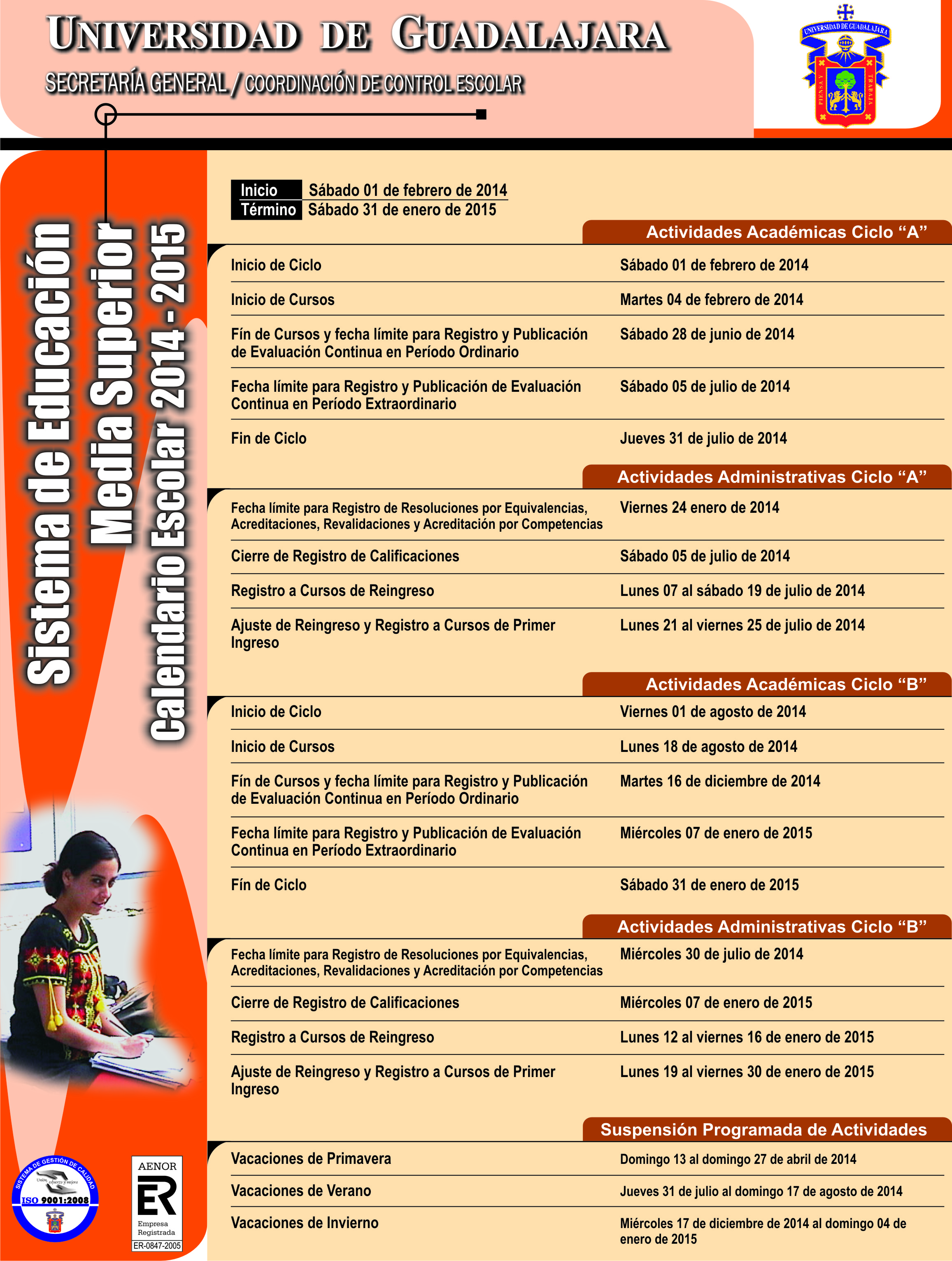 calendario juliano 2014