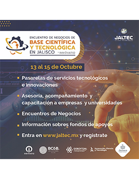 Encuentro de negocios de base científica y tecnológica en Jalisco, by Innovatio