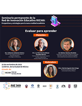 Seminario permanente de la Red de Innovación Educativa RIE 360: Perspectivas y estrategias para la nueva realidad académica