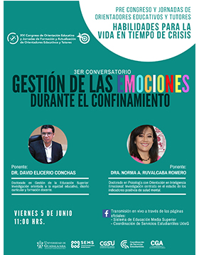 Tercer conversatorio: Gestión de las emociones durante el confinamiento