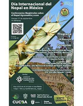 Ciclo de conferencias en el marco de la celebración del Día Internacional del Nopal en México
