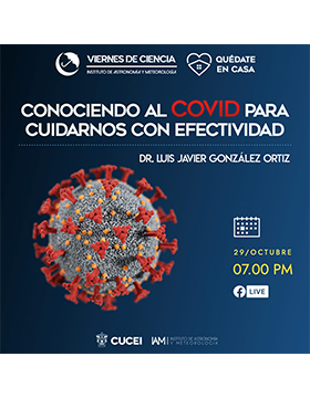 Conferencia: Conociendo al COVID para cuidarnos con efectividad