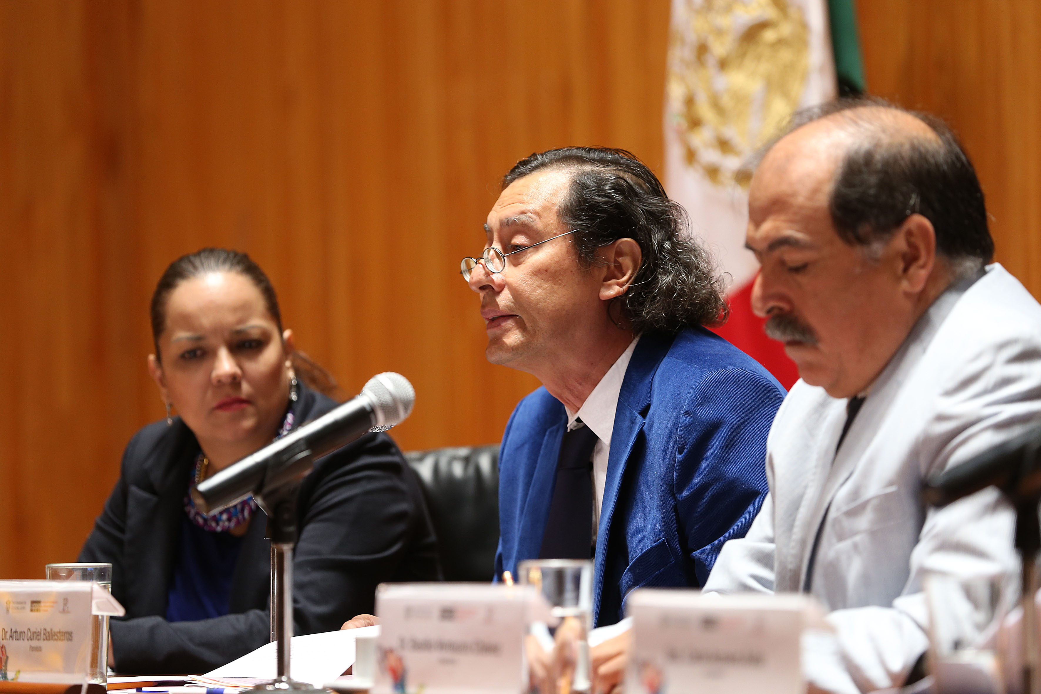Dr. Arturo Curiel Ballesteros, haciendo uso de la palabra 