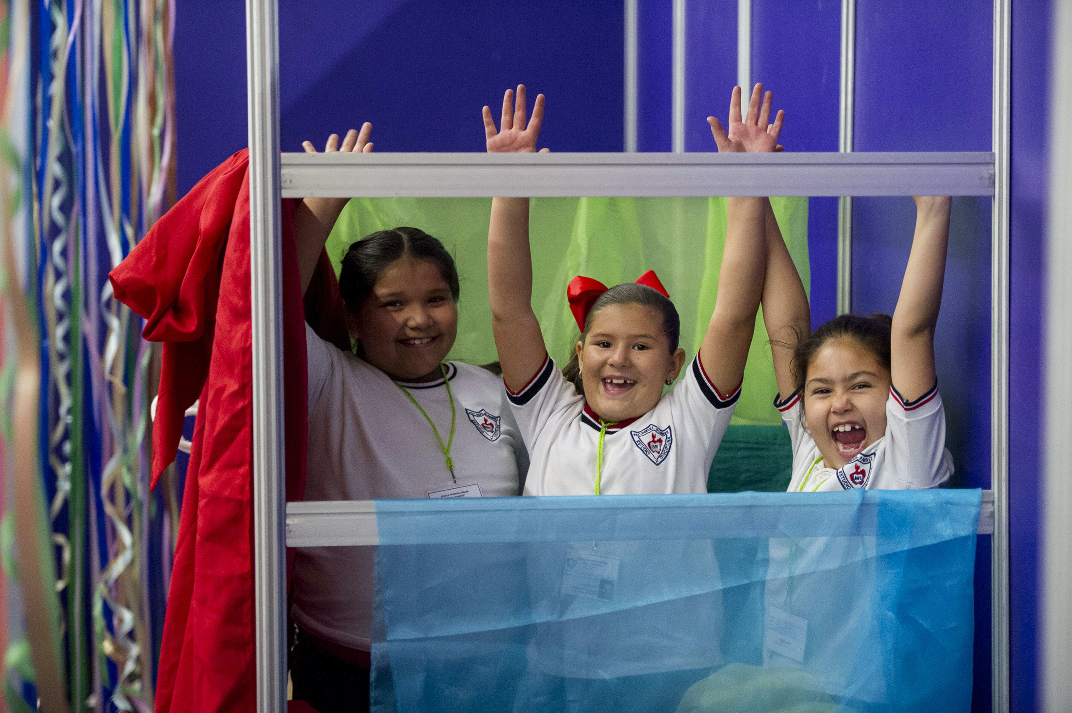 Niñas participando en Papirolas 2017 