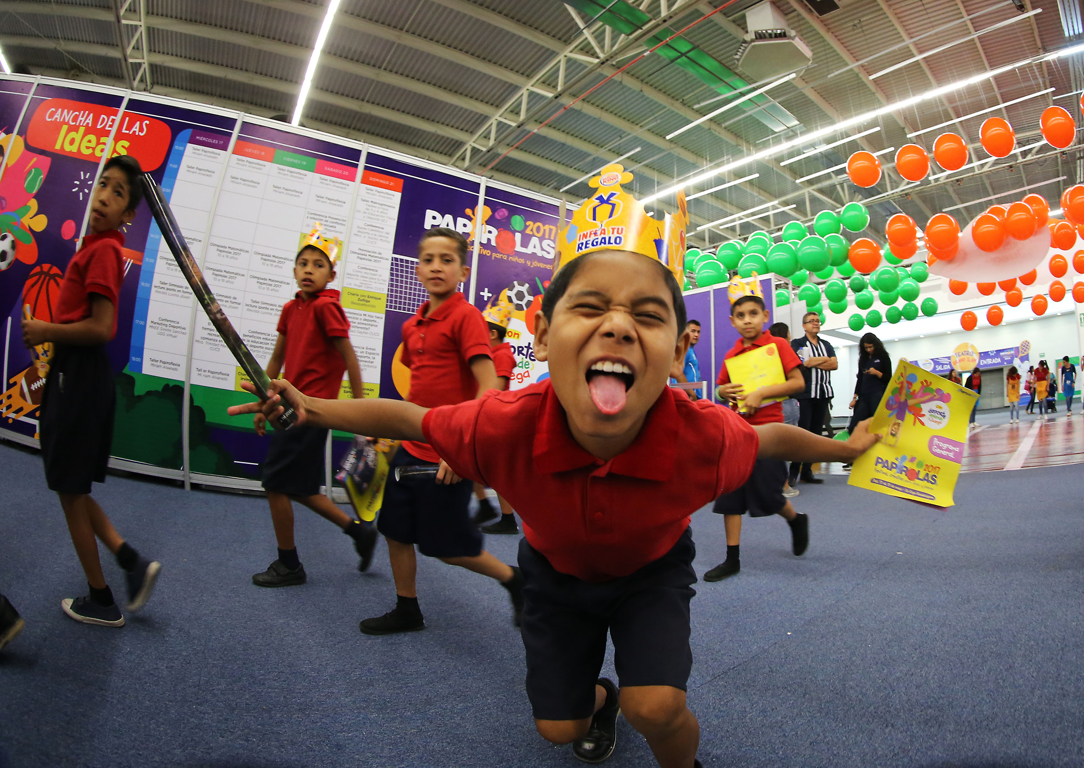 Niños asistentes a Papirolas 2017