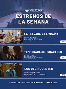 Cartel de los estrenos de la Cineteca FICG, del 26 de octubre al 1 de noviembre Cartel de los estrenos de la Cineteca FICG, del 26 de octubre al 1 de noviembre