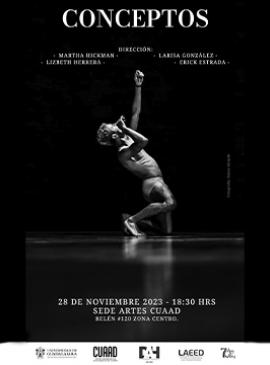 Cartel de la Función de danza: CONCEPTOS Cartel de la Función de danza: CONCEPTOS