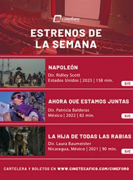 Cartel de los estrenos del Cineforo Universidad, del 22 al 29 de noviembre Cartel de los estrenos del Cineforo Universidad, del 22 al 29 de noviembre