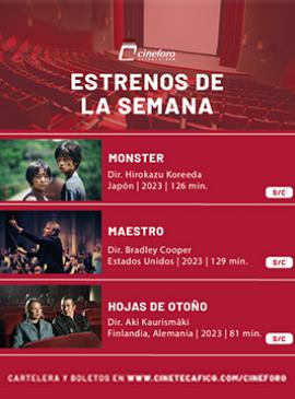 Cartel de los estrenos del Cineforo Universidad, del 6 al 13 de diciembre Cartel de los estrenos del Cineforo Universidad, del 6 al 13 de diciembre