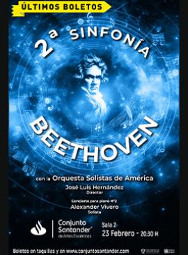 Cartel de la Segunda sinfonía de Beethoven Cartel de la Segunda sinfonía de Beethoven