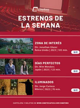 Cartel de los estrenos del Cineforo Universidad Cartel de los estrenos del Cineforo Universidad