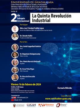 Cartel del 2do Coloquio Internacional "La Quinta Revolución Industrial" Cartel del 2do Coloquio Internacional "La Quinta Revolución Industrial"