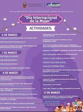 Cartel de la Conmemoración del Día Internacional de la Mujer en el CUSur Cartel de la Conmemoración del Día Internacional de la Mujer en el CUSur