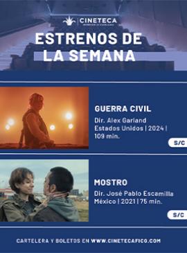 Cartel de los estrenos de la Cineteca FICG Cartel de los estrenos de la Cineteca FICG