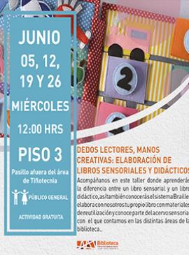 Dedos lectores, manos creativas: elaboración de libros sensoriales y didácticos Dedos lectores, manos creativas: elaboración de libros sensoriales y didácticos