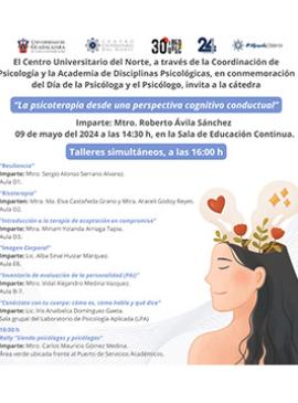 Cartel de la Cátedra: La psicoterapia desde una perspectiva cognitivo conductual