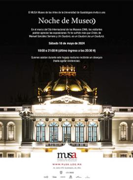 Cartel de la Noche de museo en el MUSA Cartel de la Noche de museo en el MUSA