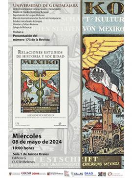 Cartel de la Presentación del número 173 de la revista: Relaciones, estudios de historia y sociedad Cartel de la Presentación del número 173 de la revista: Relaciones, estudios de historia y sociedad