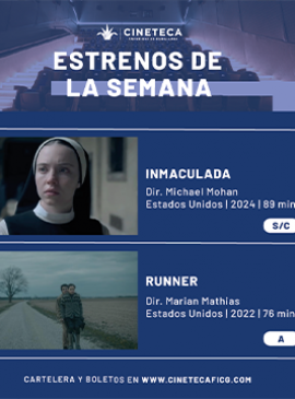 Cartel de los estrenos de la Cartelera de la Cineteca FICG Cartel de los estrenos de la Cartelera de la Cineteca FICG