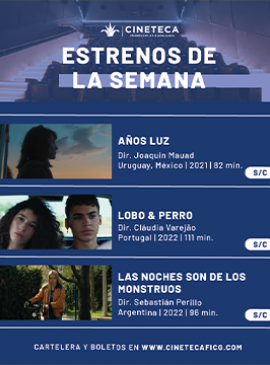 Cartel de los estrenos de la Cartelera de la Cineteca FICG Cartel de los estrenos de la Cartelera de la Cineteca FICG
