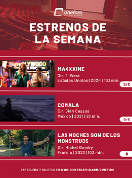 Cartel de los estrenos del Cineforo Universidad Cartel de los estrenos del Cineforo Universidad
