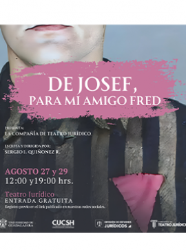Cartel de la Obra de teatro: De Josef, para mi amigo Fred Cartel de la Obra de teatro: De Josef, para mi amigo Fred