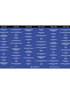 Cartelera de la Cineteca FICG Cartelera de la Cineteca FICG