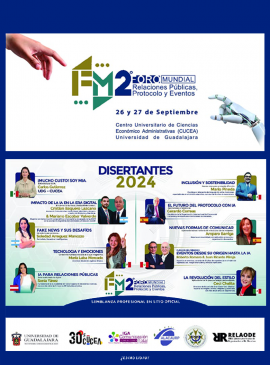 Cartel del 2° Foro Mundial de Relaciones Públicas, Protocolo y Eventos Cartel del 2° Foro Mundial de Relaciones Públicas, Protocolo y Eventos