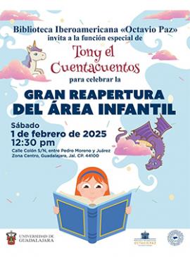 Gran reapertura del área infantil de la Biblioteca Iberoamericana Octavio Paz Gran reapertura del área infantil de la Biblioteca Iberoamericana Octavio Paz