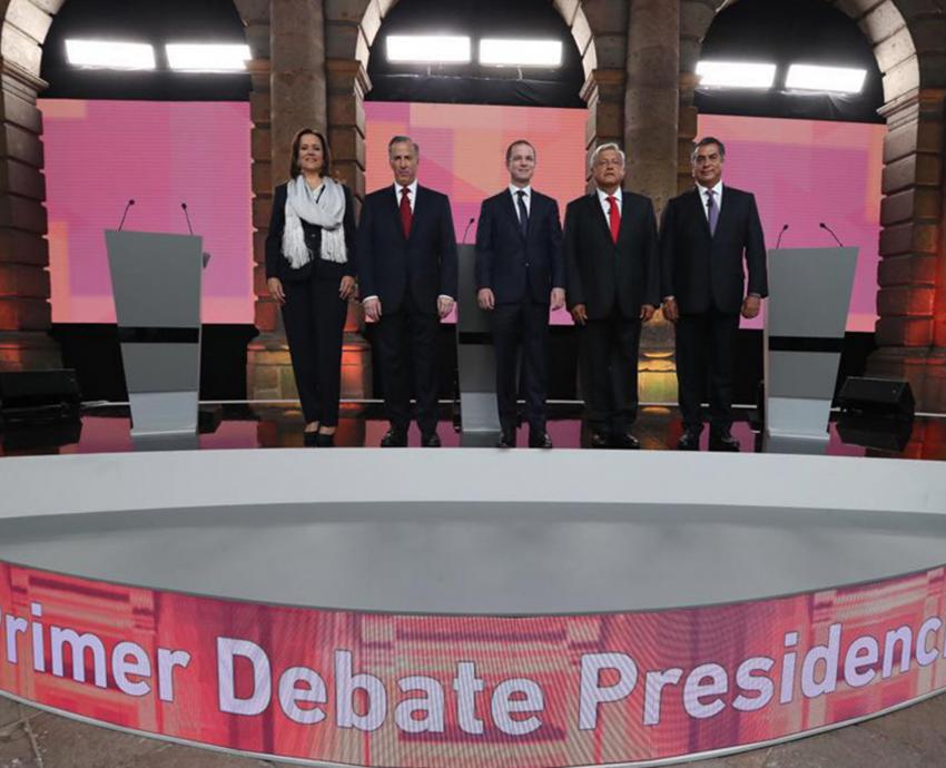 Sin claro ganador en el debate de los candidatos a la Presidencia de México, señala especialista del CUCSH