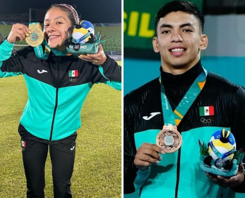 Egresada y alumno de UDGVirtual logran medalla en los Juegos Panamericanos 2023
