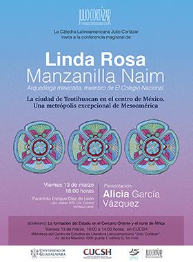 Linda Rosa Manzanilla en la Cátedra Latinoamericana "Julio Cortázar"
