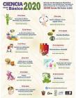 Cartel informativo de Ciencia desde lo Básico 2020. Charlas de Divulgación Científica. Ciencia desde lo Básico 2020. Charlas de Divulgación Científica.