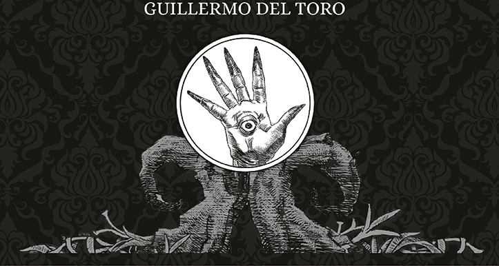 Cartel ilustrado sobre la muestra "En casa con mis monstruos" del cineasta Guillermo del Toro. A realizarse del 1 de junio al 27 de octubre, en el Museo de las Artes (MUSA)