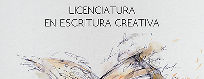 Cartel de Licenciatura en Escritura Creativa