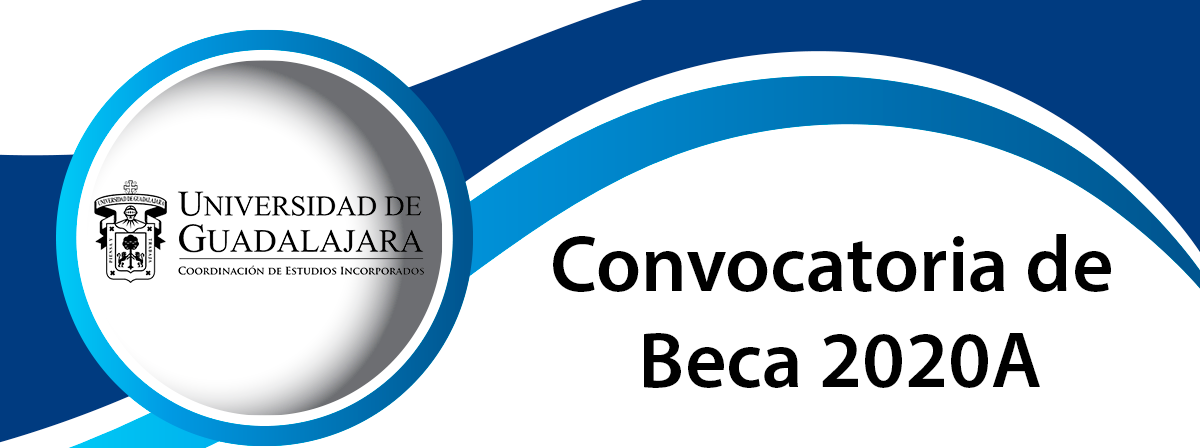 Concurso de beca, calendario 2020A. Registro en línea: Del 13 al 28 de enero.