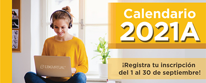 Calendario de trámites, ciclo 2021A de UDGVirtual