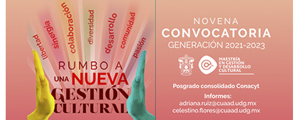 Convocatoria - Maestría en Gestión y Desarrollo Cultural