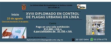 XVIII Diplomado en Control de Plagas Urbanas