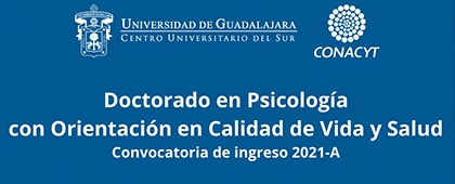 Doctorado en Psicología con orientación en calidad de vida y salud. Sesión informativa virtual